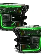 Oracle Lighting Dynamic ColorSHIFT RGB+A Pre-Assembled Headlights Black Edition Ford F-150 2015-2017                                     - 8201-332 - Image 7