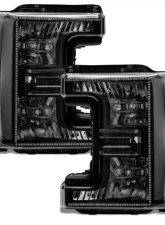Oracle Lighting Dynamic ColorSHIFT Pre-Assembled Headlights Black Edition Ford F-250 | 350 Super Duty 2017-2019                                     - 8203-332 - Image 13
