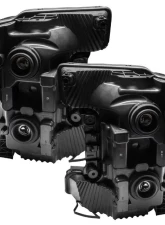 Oracle Lighting Dynamic ColorSHIFT Pre-Assembled Headlights Black Edition Ford F-250 | 350 Super Duty 2017-2019                                     - 8203-332 - Image 2