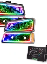 Oracle Lighting Pre-Assembled Headlights w/ Parking Lights ColorShift 2.0 Chevrolet Silverado 2003-2006                                     - 8205-333 - Image 5