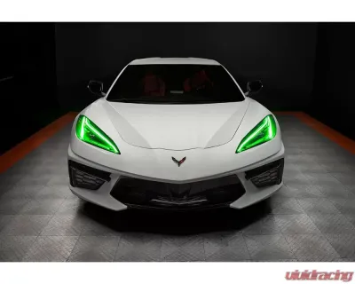 Oracle Lighting ColorSHIFT RGB+A LED Headlight DRL Upgrade w/ 2.0 Controller Chevrolet C8 Corvette Stingray 2020-2024 - 1442-333