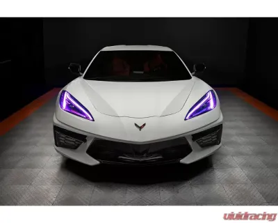 Oracle Lighting ColorSHIFT RGB+A LED Headlight DRL Upgrade w/ 2.0 Controller Chevrolet C8 Corvette Stingray 2020-2024 - 1442-333