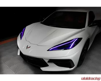 Oracle Lighting ColorSHIFT RGB+A LED Headlight DRL Upgrade w/ 2.0 Controller Chevrolet C8 Corvette Stingray 2020-2024 - 1442-333
