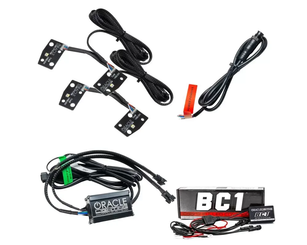 Oracle Lighting ColorSHIFT RGB+W Headlight Halo Upgrade Kit w/ BC1 Controller Ford Bronco 2021-2023 - 1468-335