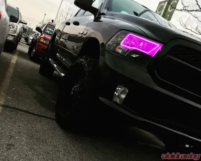 Oracle Lighting LED Headlight ColorSHIFT Halo Kit w/BC1 Controller Dodge Ram Sport 2009-2018 - 2250-335
