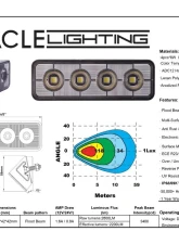 Oracle Lighting 5" 24W Angled LED Scene Light                                     - 2916-001 - Image 8