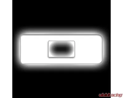 Oracle Lighting Matte White Surface "D" Illuminated LED Letter Badges Universal - 3140-D-001