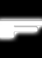 Oracle Lighting Matte White Surface "F" Illuminated LED Letter Badges Universal                                     - 3140-F-001 - Image 6