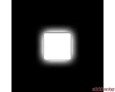 Oracle Lighting Matte White Surface "I" Illuminated LED Letter Badges Universal - 3140-I-001