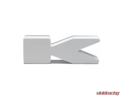 Oracle Lighting Matte White Surface "K" Illuminated LED Letter Badges Universal - 3140-K-001