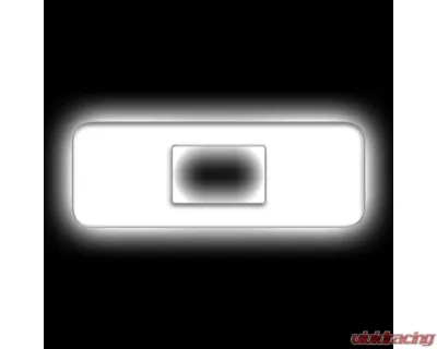 Oracle Lighting Matte White Surface Inch O Inch Illuminated LED Letter Badges Universal - 3140-O-001