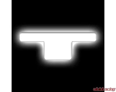 Oracle Lighting Matte White Surface "T" Illuminated LED Letter Badges Universal - 3140-T-001