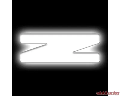 Oracle Lighting Matte White Surface "Z" Illuminated LED Letter Badges Universal - 3140-Z-001