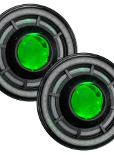 Oracle Lighting Oculus 7inch ColorSHIFT Bi-LED Projector Headlights w/2.0 Controller Jeep Wrangler JK 2007-2018                                     - 5876-333 - Image 14