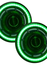 Oracle Lighting Oculus 7inch ColorSHIFT Bi-LED Projector Headlights w/2.0 Controller Jeep Wrangler JK 2007-2018                                     - 5876-333 - Image 7