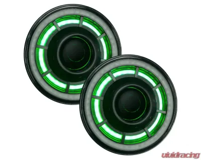 Oracle Lighting Oculus 7inch ColorSHIFT Bi-LED Projector Headlights w/BC1 Controller Jeep Wrangler JK 2007-2018 - 5876-335