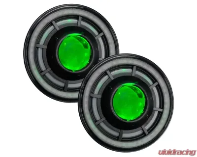 Oracle Lighting Oculus 7inch ColorSHIFT Bi-LED Projector Headlights w/Simple Controller Jeep Wrangler JK 2007-2018 - 5876-504