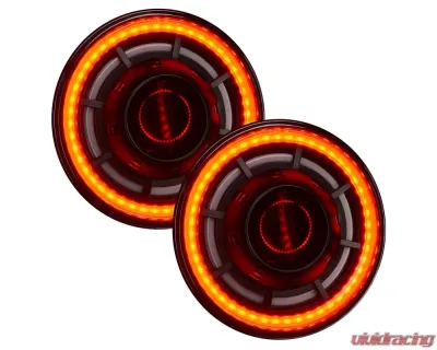 Oracle Lighting Oculus 7inch ColorSHIFT Bi-LED Projector Headlights w/Simple Controller Jeep Wrangler JK 2007-2018 - 5876-504