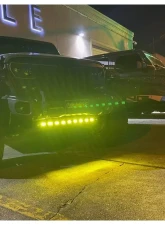 Oracle Lighting Skid Plate w/ Yellow Intergrated LED Emitters Jeep Wrangler JL | Gladiator JT 2018+                                     - 5883-006 - Image 11