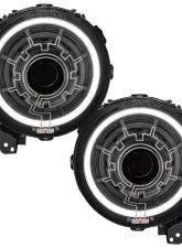 Oracle Lighting Yellow Front Bumper Flush LED Light Bar System RAM Rebel | TRX 2019-2024                                     - 5885-006 - Image 9