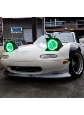 Oracle Lighting Pre-Installed 7 Inch Sealed Beam Halo ColorSHIFT Chevrolet | Ford | Jeep | Dodge | Mazda                                     - 6905-333 - Image 9