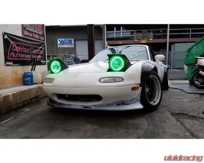 Oracle Lighting Pre-Installed 7 Inch Sealed Beam Halo ColorSHIFT Chevrolet | Ford | Jeep | Dodge | Mazda - 6905-333
