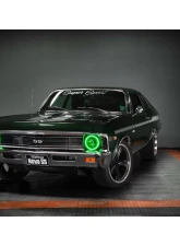 Oracle Lighting Pre-Installed 7 Inch Sealed Beam Halo Green Chevrolet | Ford | Jeep | Dodge | Mazda                                     - 6905-004 - Image 9