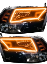 Oracle Lighting Pre-Assembled Headlights (Black Housing) ColorSHIFT w/ BC1 Controller SMD Ram 1500 Sport 2009-2017                                     - 7121-335 - Image 11