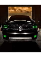 Oracle Lighting Pre-Assembled Headlights (Black Housing) ColorSHIFT w/ BC1 Controller SMD Ram 1500 Sport 2009-2017                                     - 7121-335 - Image 15