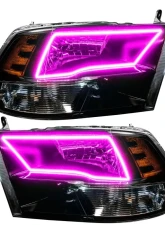 Oracle Lighting Pre-Assembled Headlights (Black Housing) ColorSHIFT w/ BC1 Controller SMD Ram 1500 Sport 2009-2017                                     - 7121-335 - Image 7