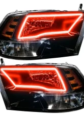 Oracle Lighting Pre-Assembled Headlights (Black Housing) ColorSHIFT w/ BC1 Controller SMD Ram 1500 Sport 2009-2017                                     - 7121-335 - Image 9