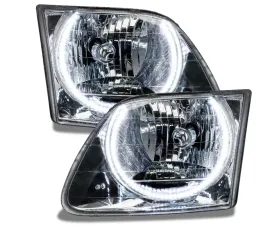 Oracle Lighting Pre-Assembled Halo Headlights (Chrome Housing) White Color Ford F-150 | 250 SD 1997-2003
