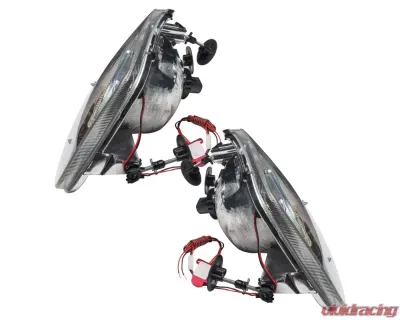 Oracle Lighting Pre-Assembled Halo Headlights (Chrome Housing) White Color Ford F-150 | 250 SD 1997-2003 - 7733-001