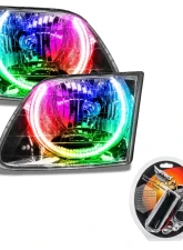 Oracle Lighting Pre-Assembled Halo Headlights (Chrome Housing) ColorSHIFT w/ RF Controller Color Ford F-150 | 250 SD 1997-2003                                     - 7733-330 - Image 3
