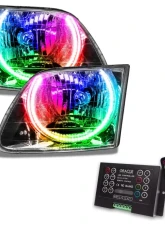 Oracle Lighting Pre-Assembled Halo Headlights (Chrome Housing) ColorSHIFT w/ 2.0 Controller Color Ford F-150 | 250 SD 1997-2003                                     - 7733-333 - Image 3