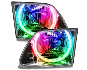 Oracle Lighting Pre-Assembled Halo Headlights (Chrome Housing) ColorSHIFT w/ No Controller Color Ford F-150 | 250 SD 1997-2003