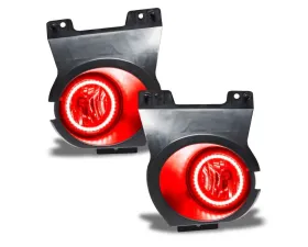 Oracle Lighting Pre-Assembled Halo Fog Lights Red Color Ford F-150 2011-2014