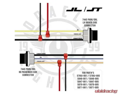 Oracle Lighting High Performance 20W LED Fog Lights (White) Jeep Wrangler JL | Gladiator JT 2018-2020 - 5847-001