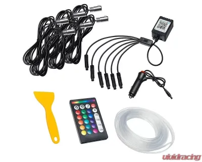 Oracle Lighting Colorshift Fiber Optic Led Interior Kit 6 Pcs - 4233-333-6