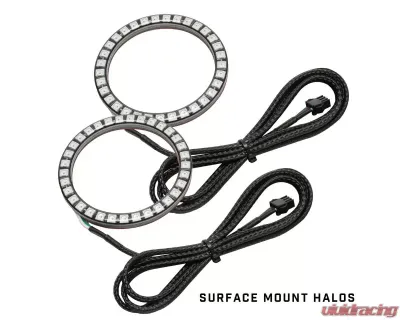 Oracle Lighting Dynamic ColorShift Fog Light Halo Kit  Surface Mount Chevrolet | Dodge | Jeep 2007+ - 1307-332