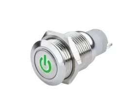 Oracle Lighting Green Power Symbol On/Off Flush Mount LED Switch