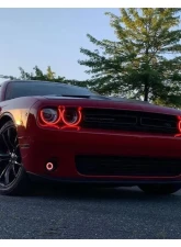Oracle Lighting Dynamic ColorShift Surface Mount Headlight & Fog Light Halo Kit Combo Dodge Challenger 2015-2023                                     - 3989-332 - Image 5