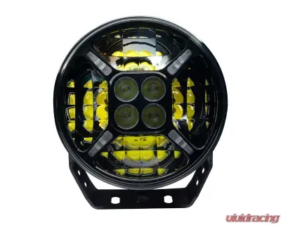 Oracle Lighting 9" Multifunction 120W LED Spotlight Round Post Mount - 2917-023