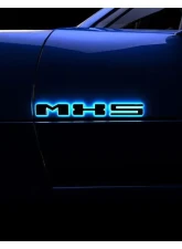 Oracle Lighting Universal Illuminated LED Letter Badges Matte Black Surface Finish K Amber LED                                     - 3141-K-005 - Image 14