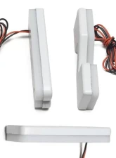 Oracle Lighting Universal Illuminated LED Letter Badges Matte Black Surface Finish K Amber LED                                     - 3141-K-005 - Image 2