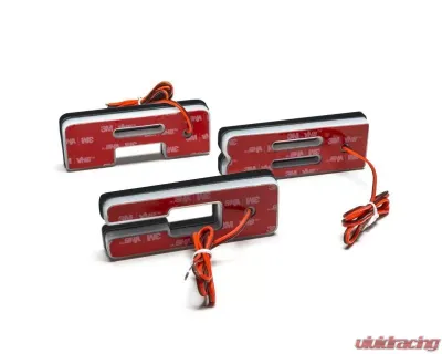 Oracle Lighting Universal Illuminated LED Letter Badges Matte Black Surface Finish K Amber LED - 3141-K-005