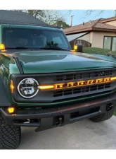 Oracle Lighting Universal Illuminated LED Letter Badges Matte Black Surface Finish K Amber LED                                     - 3141-K-005 - Image 6