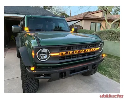 Oracle Lighting Universal Illuminated LED Letter Badges Matte Black Surface Finish K Amber LED - 3141-K-005