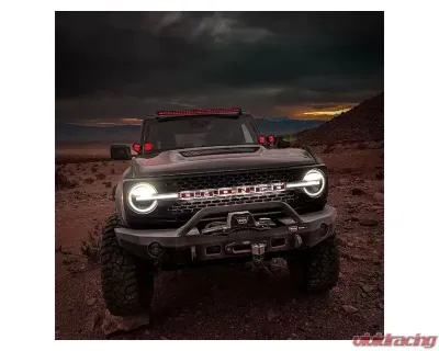 Oracle Lighting Universal Illuminated LED Letter Badges Matte Black Surface Finish K White LED - 3141-K-001