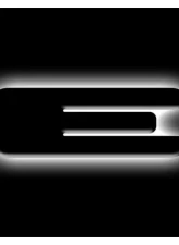 Oracle Lighting Universal Illuminated LED Letter Badges Matte Black Surface Finish E White LED                                     - 3141-E-001 - Image 15